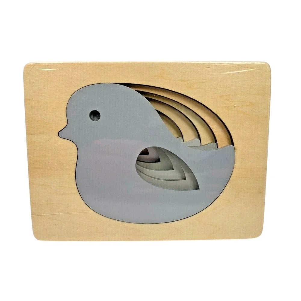 Hallmark‎ Baby Wood CHICK LAYERED PUZZLE Sealed